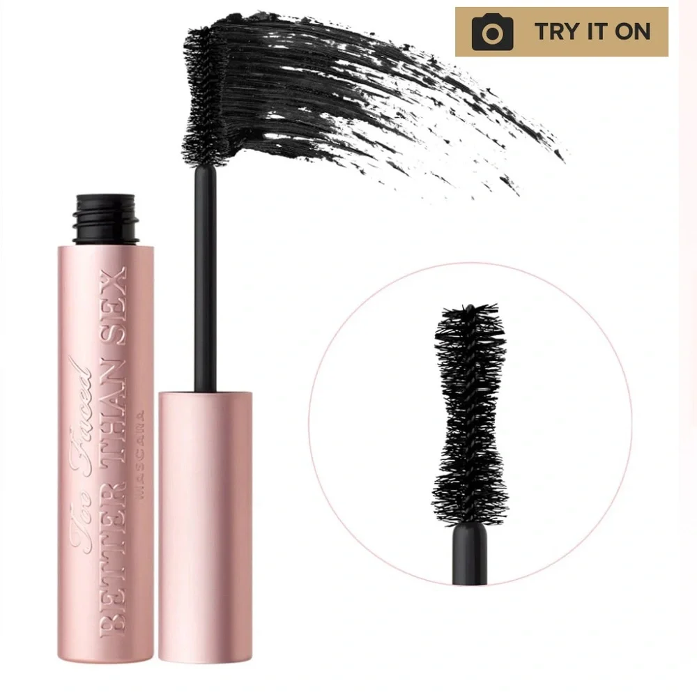 New Fresh Too Faced Better Than Sex Volumizing Mascara Full Size & Travel Size